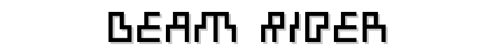 Beam Rider font